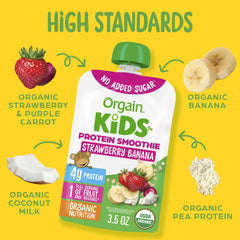Kids Protein Smoothie - Strawberry Banana