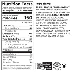 Organic Protein™ Plant Based Protein Powder - Cookies 'n Cream