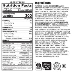 Kids Organic Plant Protein Nutritional Shake - Vanilla