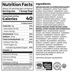 Organic Superfoods Probiotics Powder - Berry
