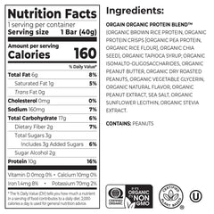 Organic Protein Bar - Peanut Butter