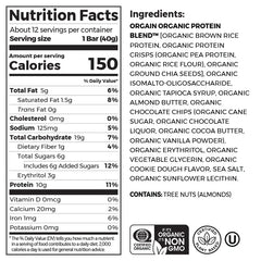 Organic Protein Bar - Chocolate Chip Cookie Dough