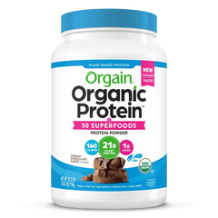 Organic Protein™ & Superfoods Plant Based Protein Powder - Creamy Chocolate Fudge