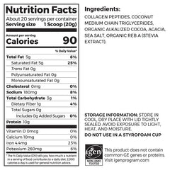 Keto Collagen Protein Powder - Chocolate