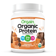 Organic Protein™ Plant Based Protein Powder - Chocolate Caramel Sea Salt