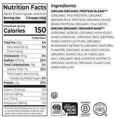 Organic Protein™ Plant Based Protein Powder - Chocolate Caramel Sea Salt