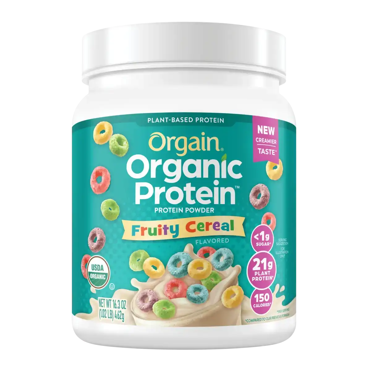 Organic Protein™ Plant Based Protein Powder - Fruity Cereal