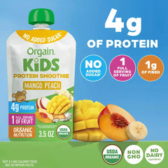 Kids Protein Smoothie Pouch - Mango Peach